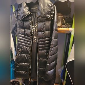 Karl Lagerfeld black puffer coat